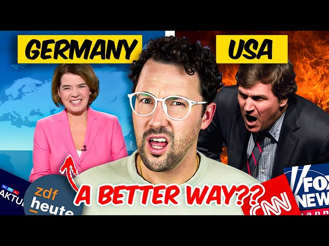 How Watching The NEWS in GERMANY is COMPLETELY Different Than in AMERICA