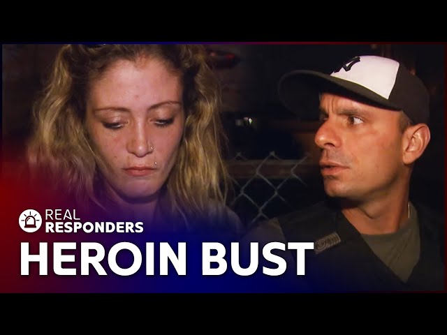 Cops Catch Suspicious Woman Lying Over Serious Drug Possession | Cops | Real Responders