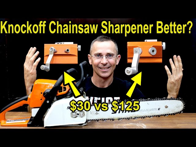 Knockoff Chainsaw Sharpener Better? Let's Find Out!