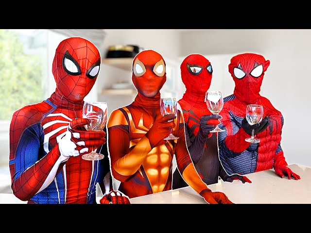 SUPERHERO's Story || How is Morning of Spider-Man in The Mansion ??? ( Funny Live Action )