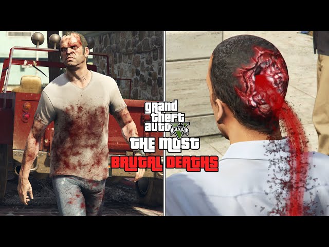 GTA 5 - The Most Brutal and Shocking Deaths! (TOP 10)