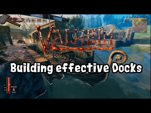 Valheim Tutorial: Building Effective Docks- Keeping boats safe(updated)