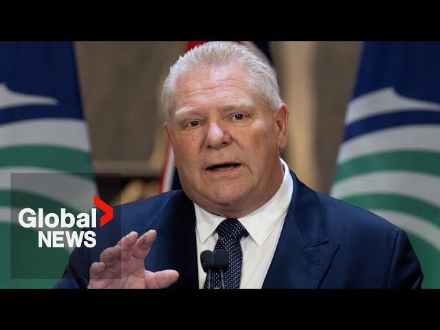 Doug Ford blasts "disgusting" overnight gas price hike in Ontario