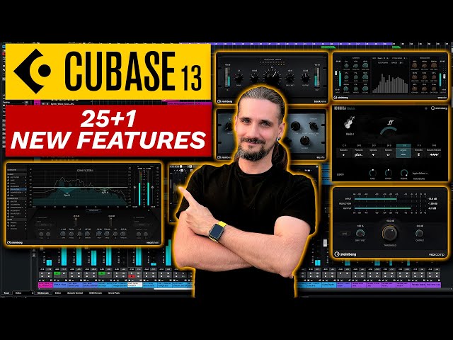 Cubase 13 is Here! 25+1 new features you SHOULD know! #cubase13