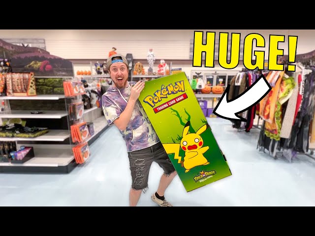 Biggest TRICK OR TRADE Pokemon Cards Display EVER!