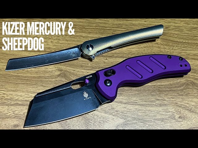 New EDC Knives from Kizer: The Mercury & A Purple Sheepdog #edc #everydaycarry
