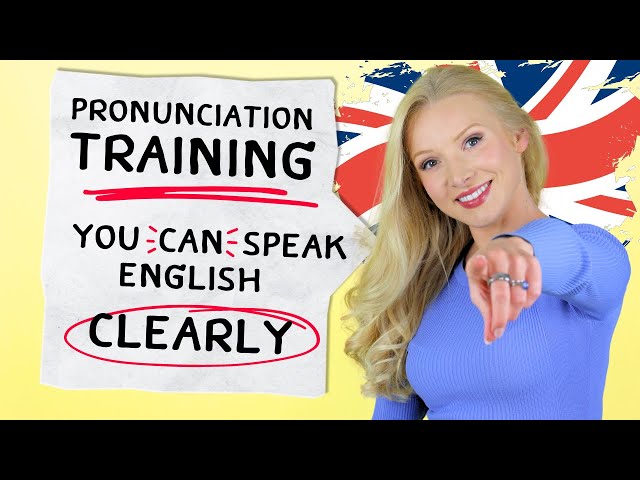 Pronunciation Training: 3 Ways to speak English MUCH more clearly!