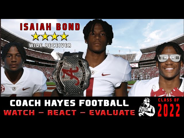 4⭐WR Isaiah Bond Highlights | Alabama lands one of the fastest players in the nation. #WRE