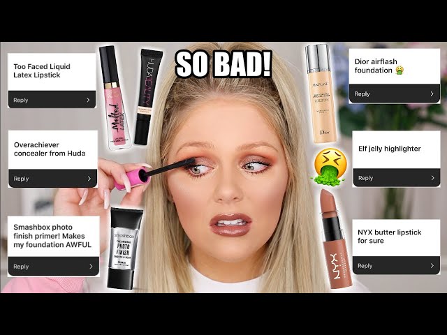 I TRIED THE MAKEUP YOU HATED THE MOST | KELLY STRACK
