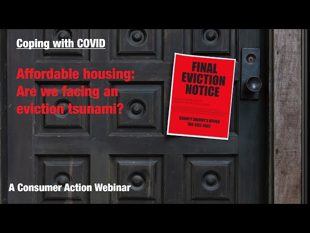 The Impact of COVID-19 on Affordable Housing: Are we facing an eviction tsunami?