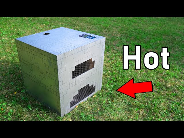 Real Minecraft Furnace turns coal into electricity!