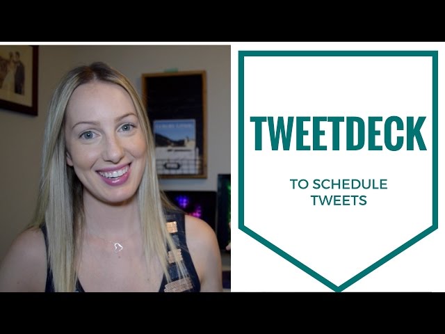 How to Schedule Tweets with Tweetdeck