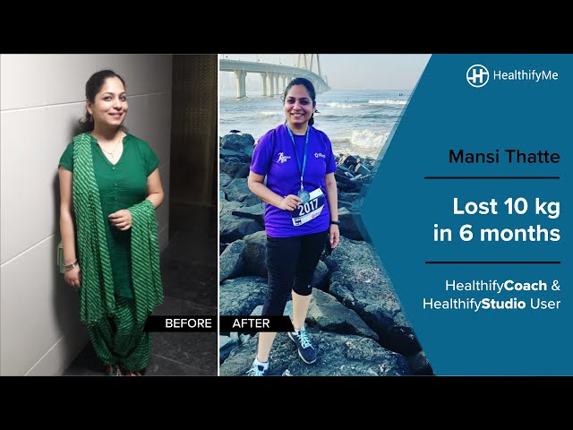 WEIGHT LOSS SUCCESS STORY - How Mansi Lost 10 Kgs In 6 Months Using HealthifyMe App | HealthifyMe