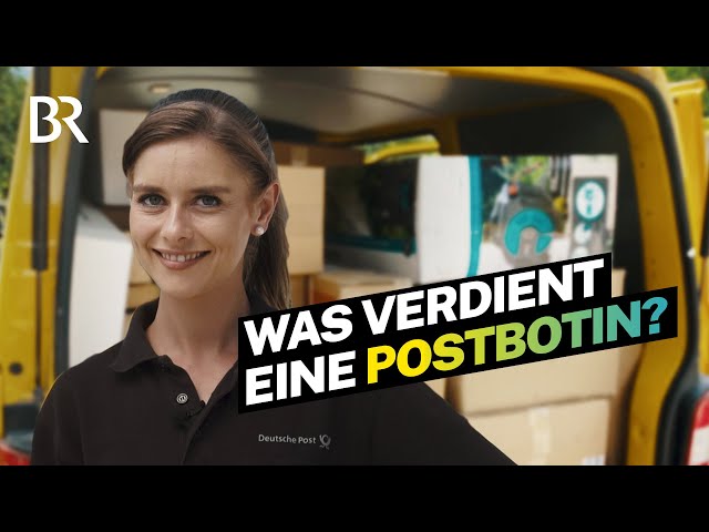 Paketzusteller & Briefträger: Das verdient eine Postbotin bei der Deutschen Post| Lohnt sich das?|BR