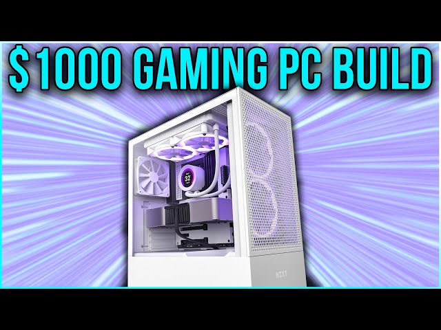 BEST $1000 " High-FPS " 1440p Gaming PC Build in 2023 🔥
