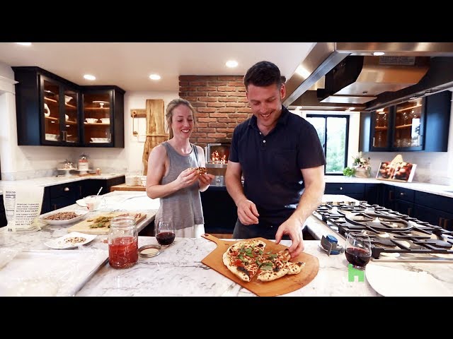 Pizza Oven and Hidden Pantry Highlight Couple's Awesome Kitchen Remodel