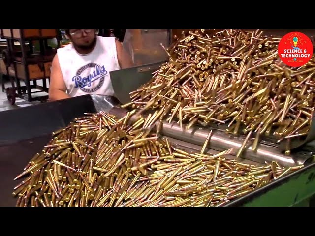 How Bullets Are Made? Modern Ammunition Manufacturing Process-Inside  Bullets Factory, Ammo Plant