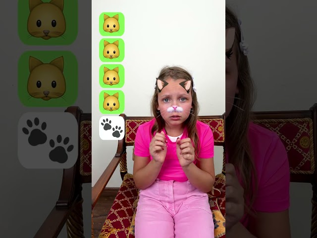 Meow Meow Tutorial Cat Emoji Dance #shorts by Maya Kova