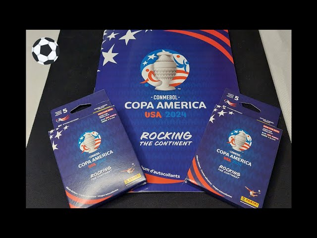 Opening the New Copa America USA 2024 Sticker Packs - Big player pull ⚽ 🔥!