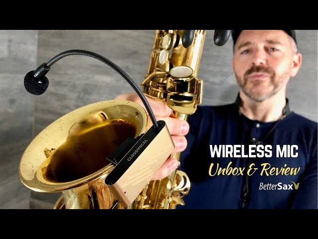 Compact Wireless Sax Mic Unboxing, Play-Test & Review