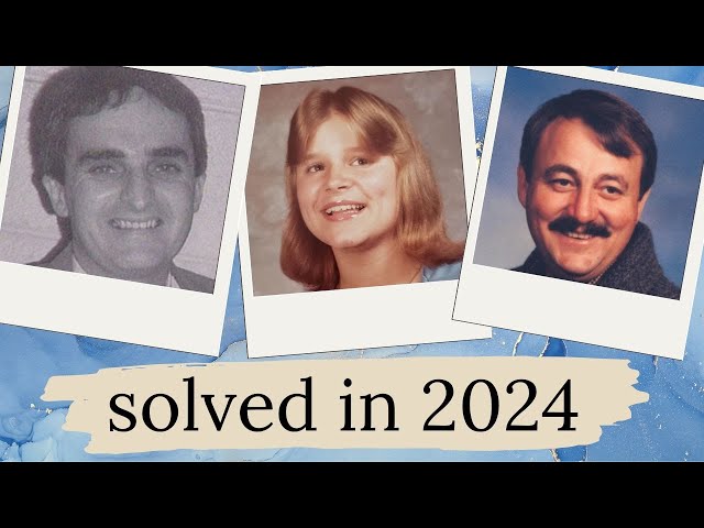 3 cold cases solved in 2024