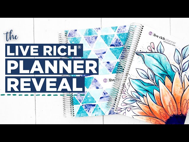 The Live Rich Planner Reveal | Planner Flip Through