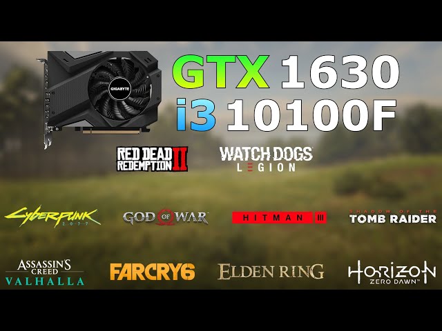 i3-10100F + GTX 1630 // 10 Games Tested in 2022