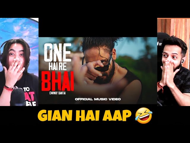 EMIWAY BANTAI - ONE HAI RE BHAI | (PROD BY - ANYVIBE) | Reaction | The Tenth Staar