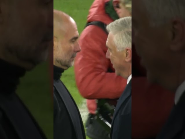 Regardless of result, Carlo Ancelotti and Pep Guardiola have the utmost respect for each other 🤝