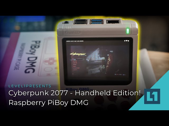 Cyberpunk 2077 - Handheld Edition! (Raspberry PiBoy DMG)
