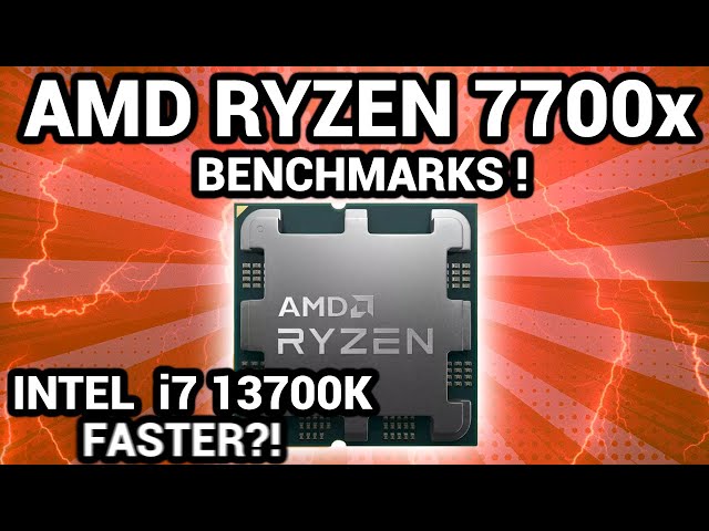 AMD RYZEN 7700X Benchmarks! Will AMD be faster than Intel?