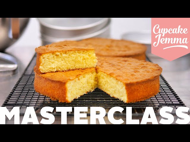 WHAT'S WRONG WITH MY SPONGE CAKE? Bake Perfect Cakes every time! | Cupcake Jemma