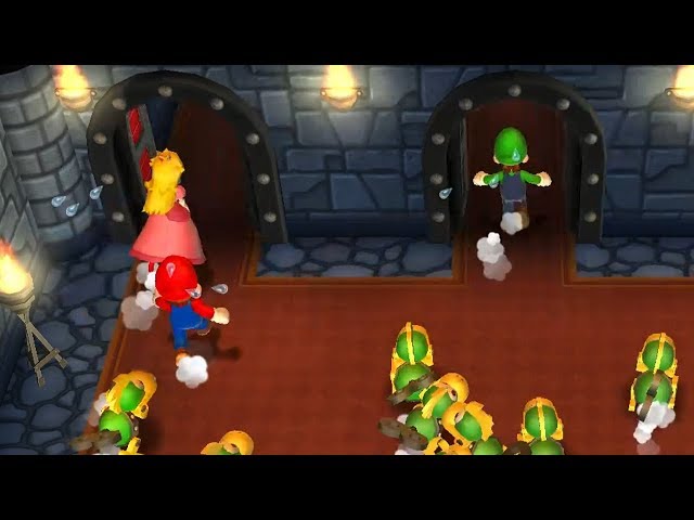 Mario Party 9 - Minigames - Mario vs Peach vs Daisy vs Luigi