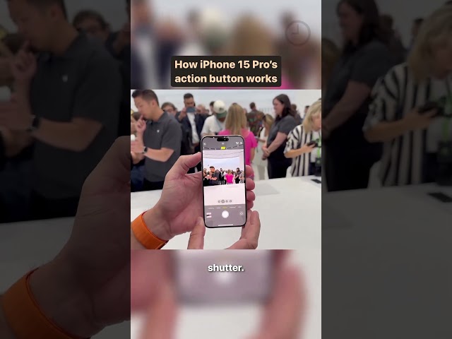 How to use the new action button on iPhone 15 Pro #iphone15pro #apple #appleevent #iphone15