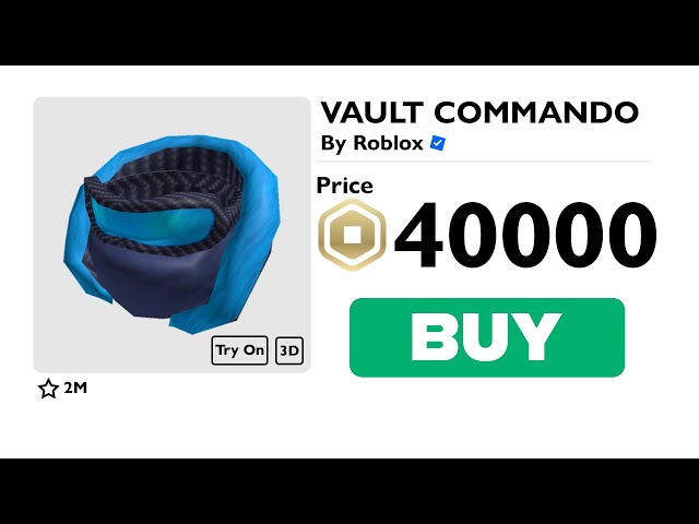 LIMITED Vault Commando **BUY NOW