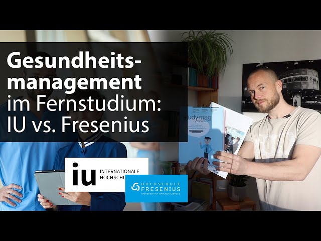 Fernstudium Gesundheitsmanagement: IU vs. Hochschule Fresenius – Bachelor berufsbegleitend