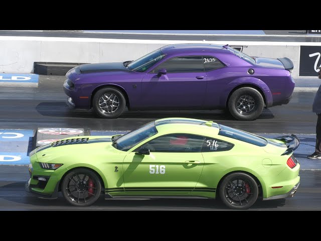 Demon 170 vs Shelby GT500 - drag race