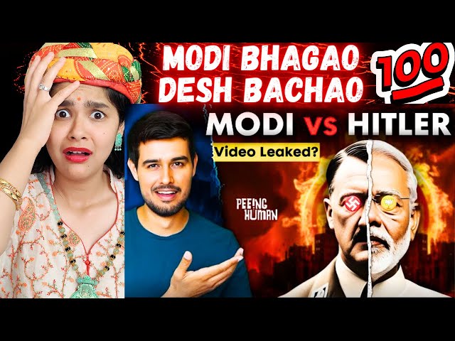 MODI vs HITLER : BJP Ideology vs Nazi Ideology ft. Dhruv Rathee | Indian Reaction On Godi Media