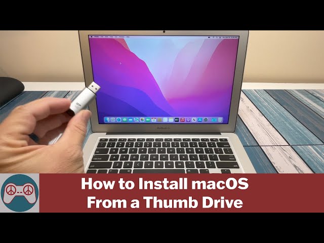 How to Install macOS from a thumb drive.  (Create and use a bootable drive - easy!)