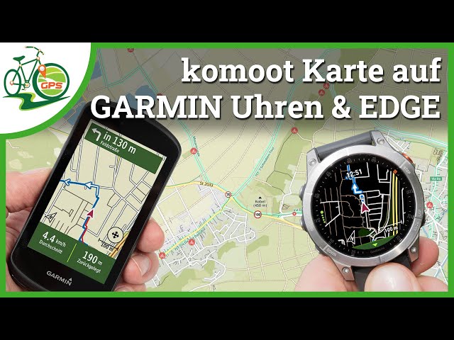 komoot Karte auf Garmin - Kartennavigation für EDGE, Fenix, Epix, Venu & Co