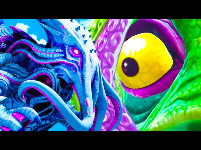 NEW OCTOPUS DRAGON vs GIANT OCTOPUS BOSS! - Hungry Dragon Gameplay Part 19 | Pungence