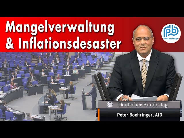 Boehringer: „Energiearmut führt zu finanzieller und gesellschaftlicher Armut“ | Bundestag, 6.9.2022