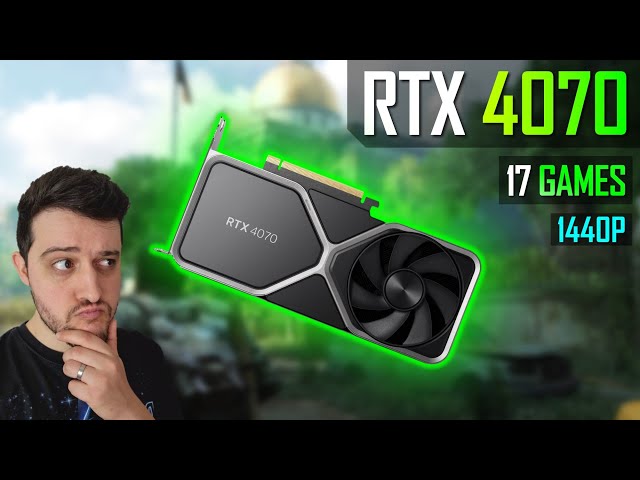 RTX 4070 - Worth it at $599? - 1440p Gameplay Benchmarks