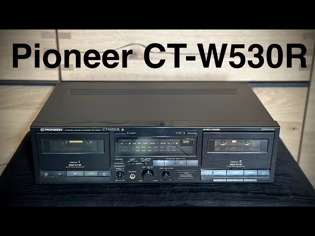 Pioneer CT-W530R Stereo Double Cassette Deck