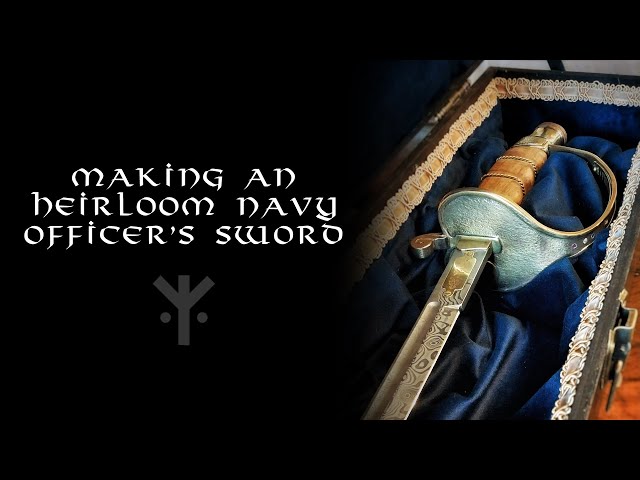 Making A Sword for a US NAVAL OFFICER