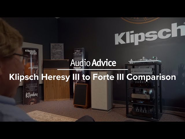 Klipsch Heresy III vs. Forte III Speaker Comparison