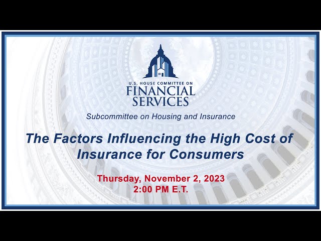 The Factors Influencing the High Cost of Insurance for Consumers (EventID=116528)