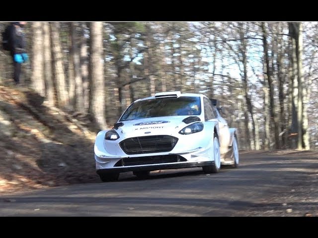 Highlights tests pré Rallye Monte Carlo 2018 Elfyn Evans & Daniel Barritt Ford Fiesta WRC by Ouhla l