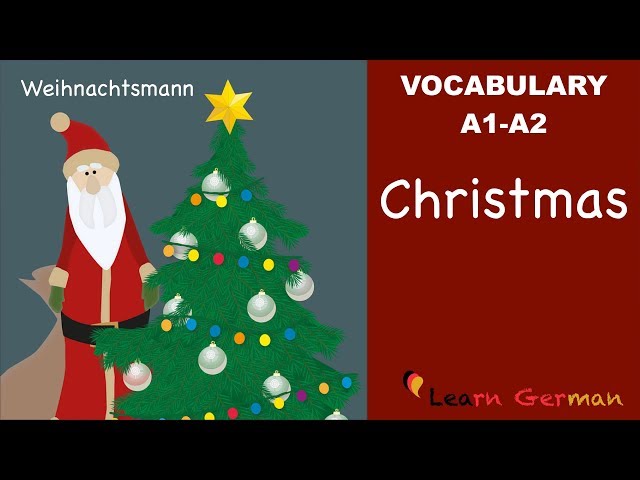 Learn German | German Vocabulary | Weihnachten | Christmas | A1 | A2