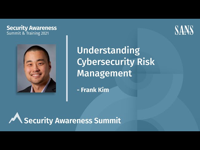 Understanding Cybersecurity Risk Management